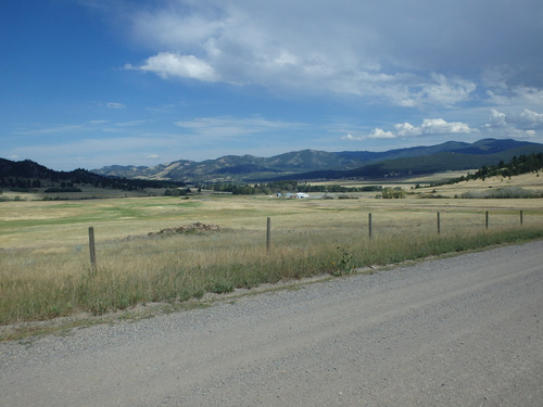 GDMBR: We're riding down Priest Pass Road.